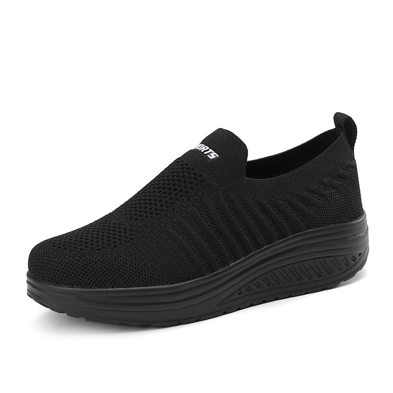 Women Casual Shoes Fashion Breathable Walking Mesh Flat Shoes Sneakers Women 2024 High quality HigherShoes White Female Footwear
