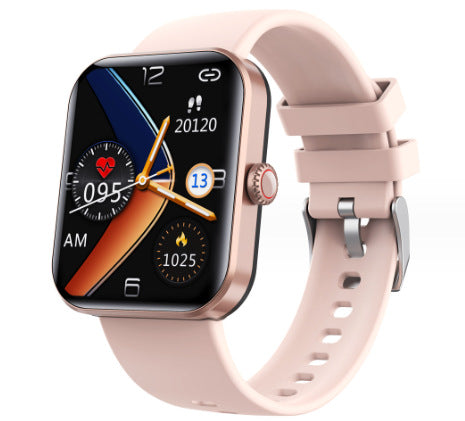 Bracelet de sport F57L, moniteur de fréquence cardiaque, de pression artérielle, de température corporelle, d'informations, montre intelligente Bluetooth