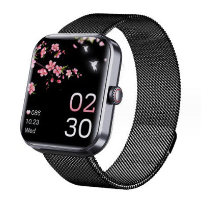 Bracelet de sport F57L, moniteur de fréquence cardiaque, de pression artérielle, de température corporelle, d'informations, montre intelligente Bluetooth