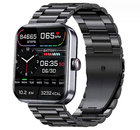 Bracelet de sport F57L, moniteur de fréquence cardiaque, de pression artérielle, de température corporelle, d'informations, montre intelligente Bluetooth