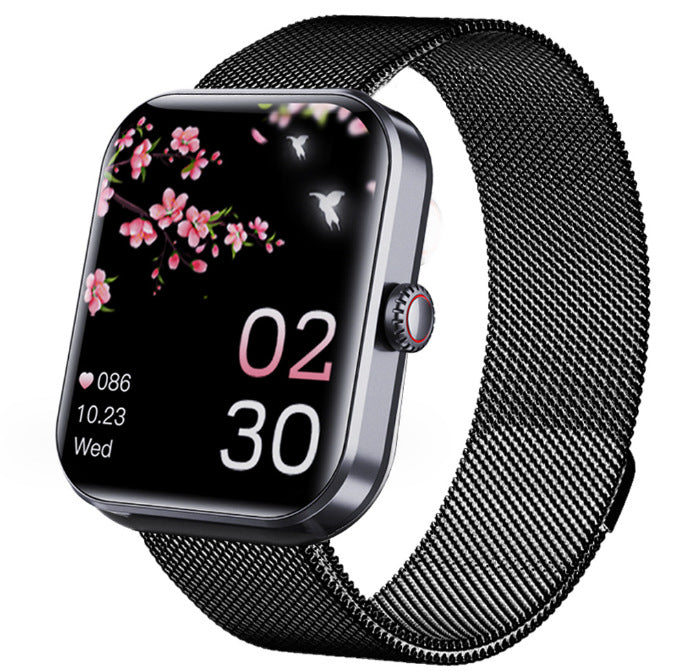 Bracelet de sport F57L, moniteur de fréquence cardiaque, de pression artérielle, de température corporelle, d'informations, montre intelligente Bluetooth