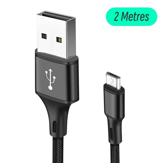Câble de chargement du contrôleur PS4, câble de données micro USB, câble de chargement du contrôleur sans fil, câble de connexion de 1/2/3 mètre