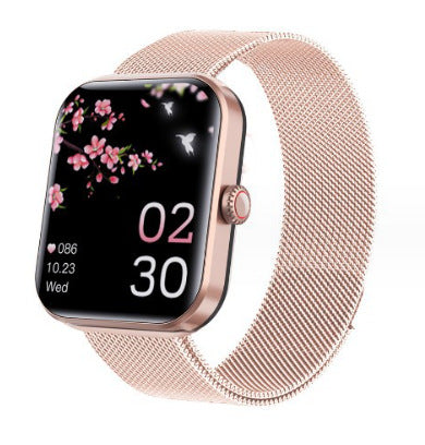 Bracelet de sport F57L, moniteur de fréquence cardiaque, de pression artérielle, de température corporelle, d'informations, montre intelligente Bluetooth