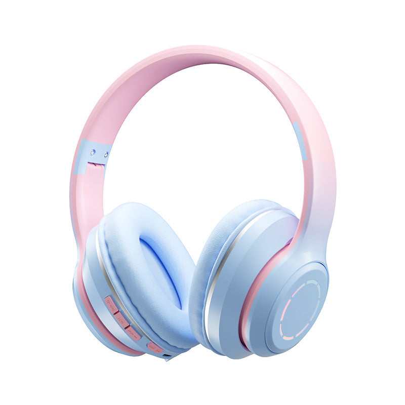 Écouteurs Bluetooth dégradés, casques d'écoute pliables