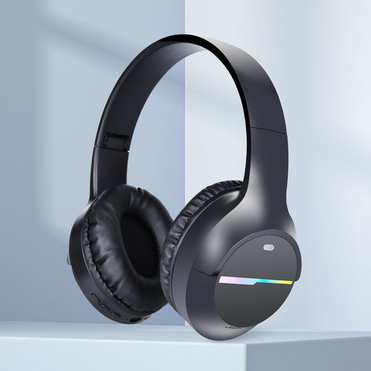 Écouteurs Bluetooth montés sur la tête avec interface de type C, carte SIM pliable, batterie externe portative, casques sans fil