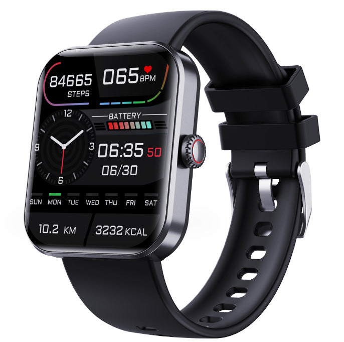 Bracelet de sport F57L, moniteur de fréquence cardiaque, de pression artérielle, de température corporelle, d'informations, montre intelligente Bluetooth